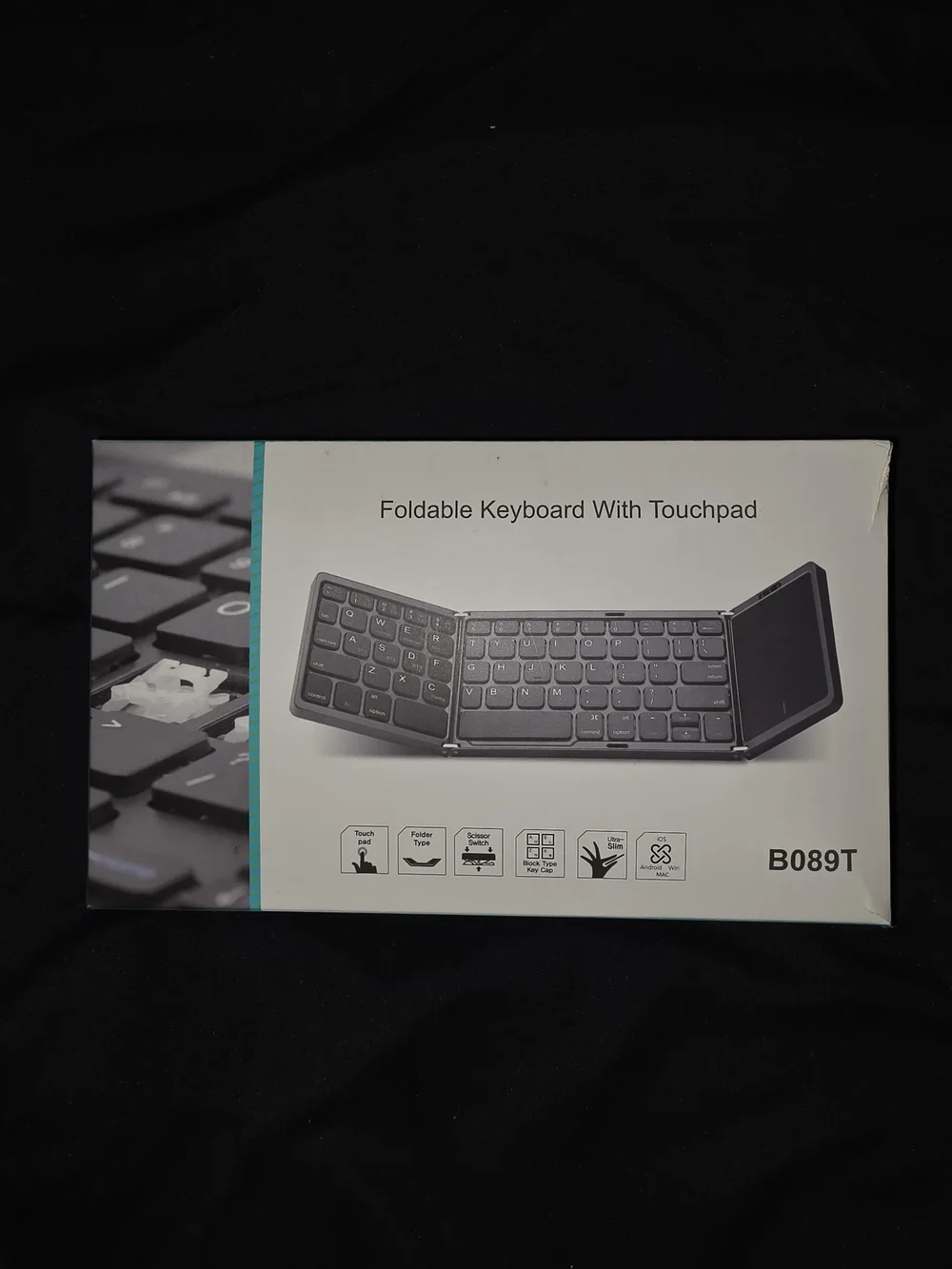 Foldable Bluetooth Keyboard with Touchpad
